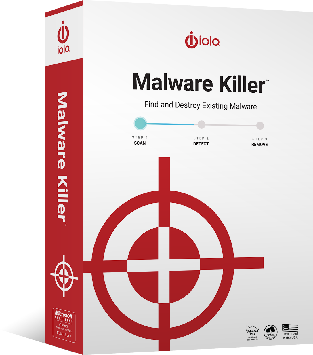 Malware Killer box facing right