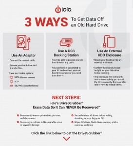 Three ways to get data off a hard drive