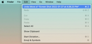 How To Restore Deleted Files With "Undo"
