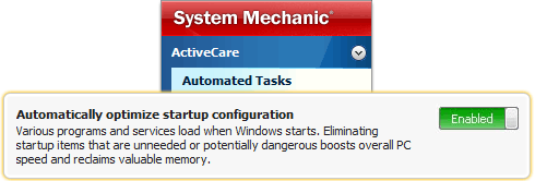 Automatically optimize startup configuration