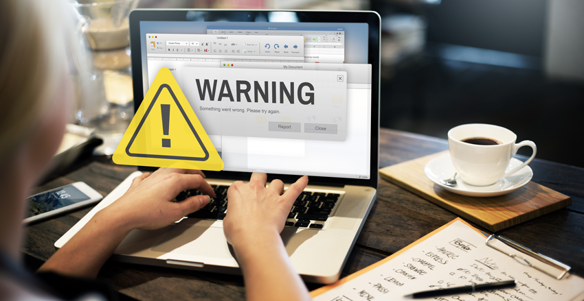 using-laptop-with-warning